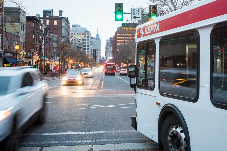 Stock_Carroll - SEPTA Bus on Market Street