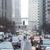 Stock_Carroll  - Pedestrians and vehicles in Center City