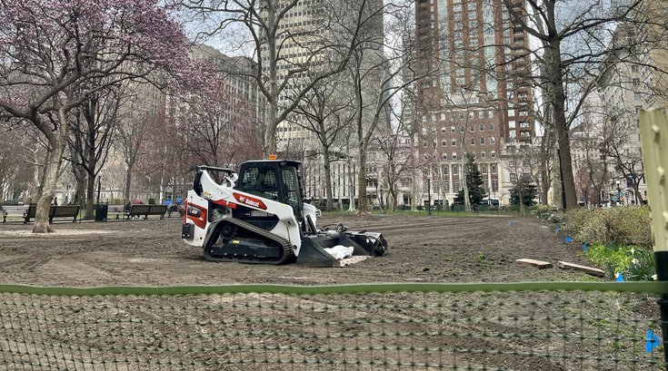 Rittenhouse square grass